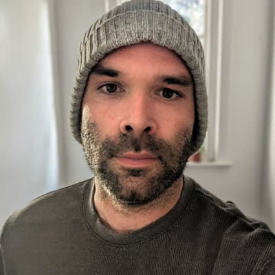 Grant McCall in a beanie